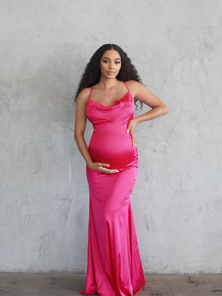 Cassie Satin Gown