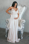 Neural Satin Maternity Gown