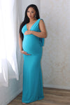 Jolie White Maternity Gown