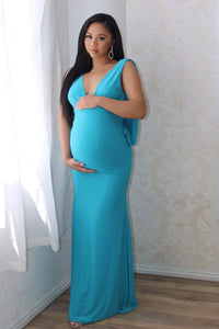 Jolie White Maternity Gown