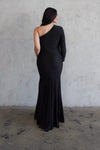 Monroe Maternity Gown - Black