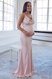 Cindy Stretch Satin Gown