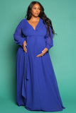 Maternity Wrap Gown