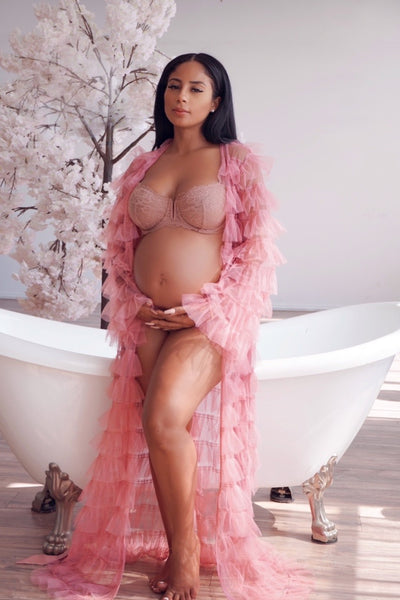 Pink Tulle Dressing Gown