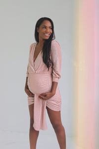 Pink Maternity Cocktail dress