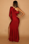 Monika Red Maternity Gown