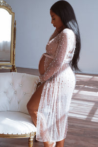 Beaded Duster, Maternity photoshoot Inspo
